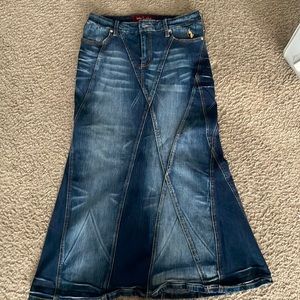 Baby phat midi calf skirt